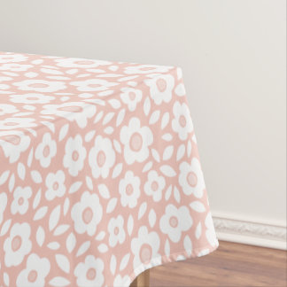 Peach Vintag Blume Kaskade Tableclout Tischdecke