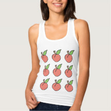 Peach w/ green leaf Pattern