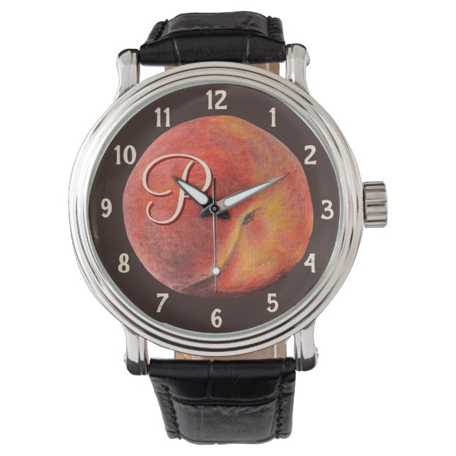 Peach Watch Armbanduhr (Vorderseite)