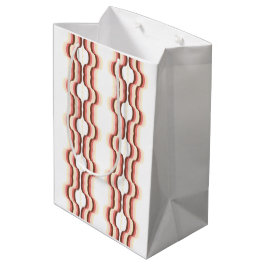 Peach Wave Symmetry Mittlere Geschenktüte