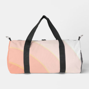 Peach Wirbel Duffle Bag