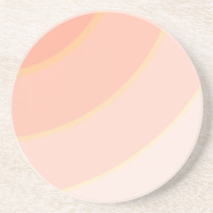 Peach Wirbel Sandstone Untersetzer