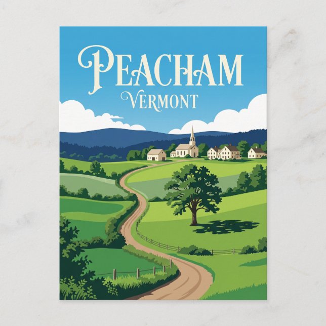 Peacham USA Postkarte (Vorderseite)