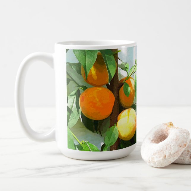 PEACHES CAFÉ MUG (Avec donut)