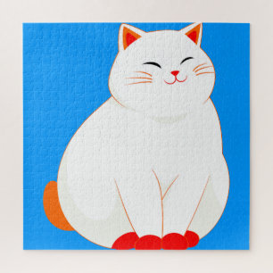 Peaches, die lächelnde Katze