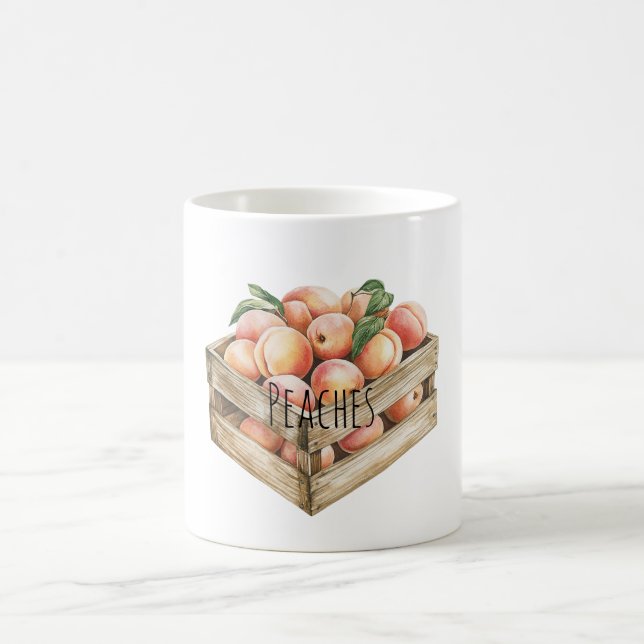 Peaches Fruit Kaffeetasse (Mittel)