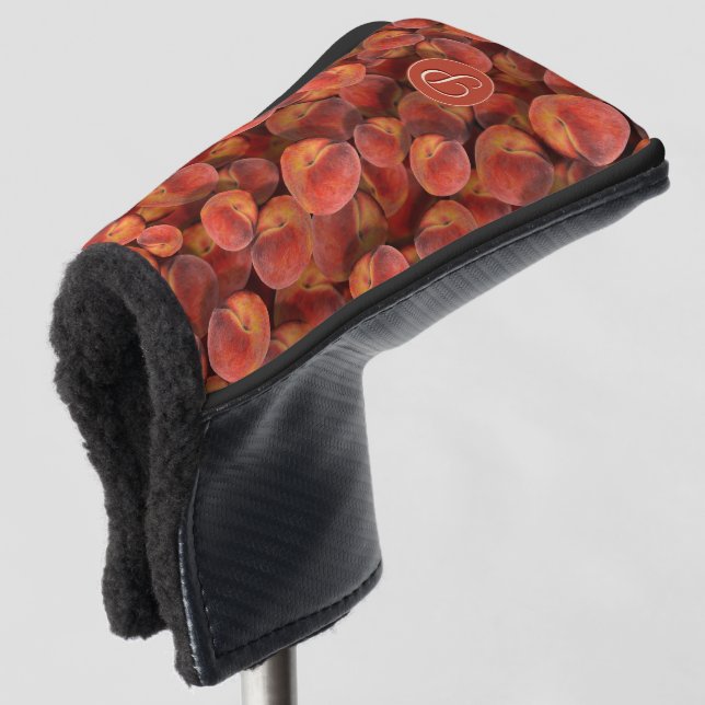 Peaches Golf Putter Abdeckung Headcover (3/4 Vorderseite)