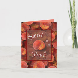 Peaches Grußkarte Karte