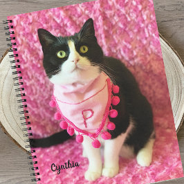 Peaches the Tuxedo Cat 8 1/2 x 11 Notebook Notizbuch