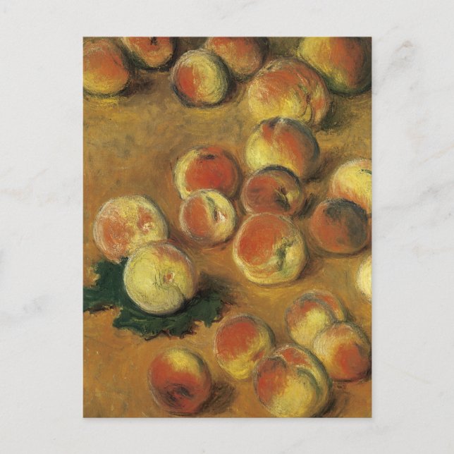 Peaches von Claude Monet Postkarte (Vorderseite)