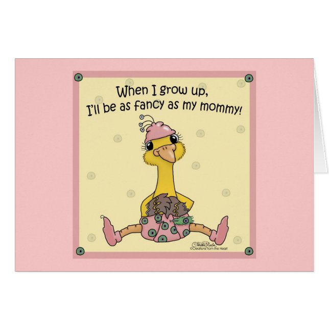 Peachick Extravagant wie Mommy (Vorderseite (Horizontal))