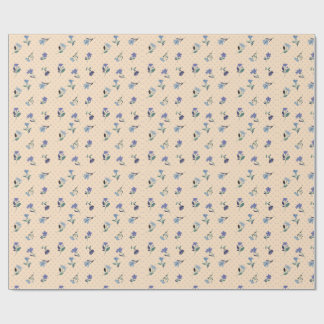 Peachify Pastel Blüten Geschenkpapier