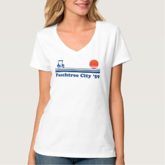 Peachtour City Georgia Lifestyle Golf Club T-Shirt