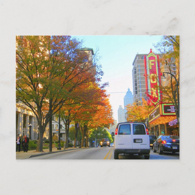 Peachtree Street Postkarte (Vorderseite)