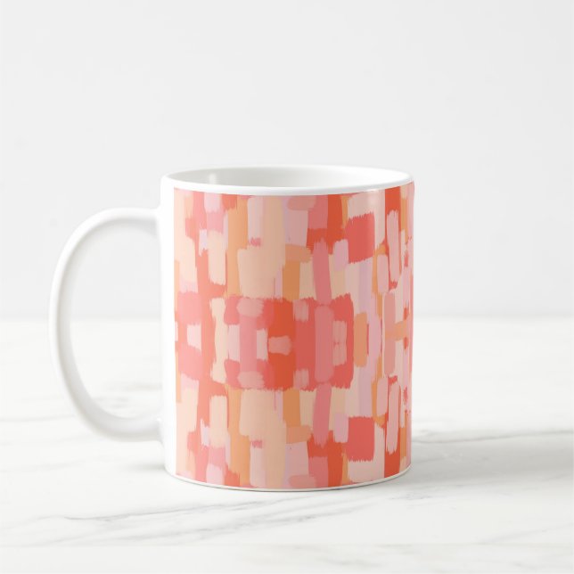 Peachy Abstrakt Kaffeetasse (Links)