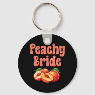 Peachy Bride Junggeselinnen-Abschied Graphic Schlüsselanhänger