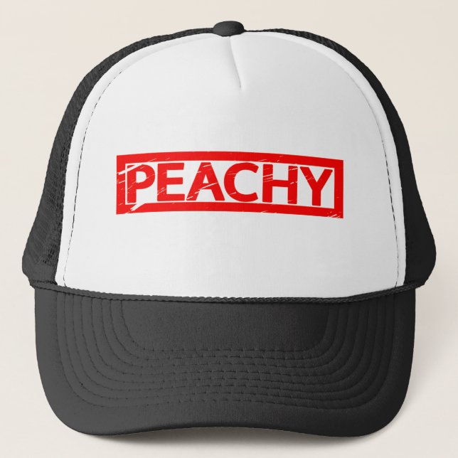 Peachy-Briefmarke Truckerkappe (Vorderseite)
