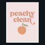 Peachy Clean Retro Vintager Schriftart Poster<br><div class="desc">Peachy Clean Retro Vintager Schriftart</div>