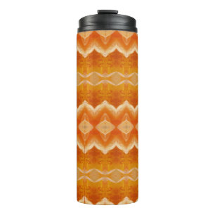 Peachy Ikat 7 Thermosbecher