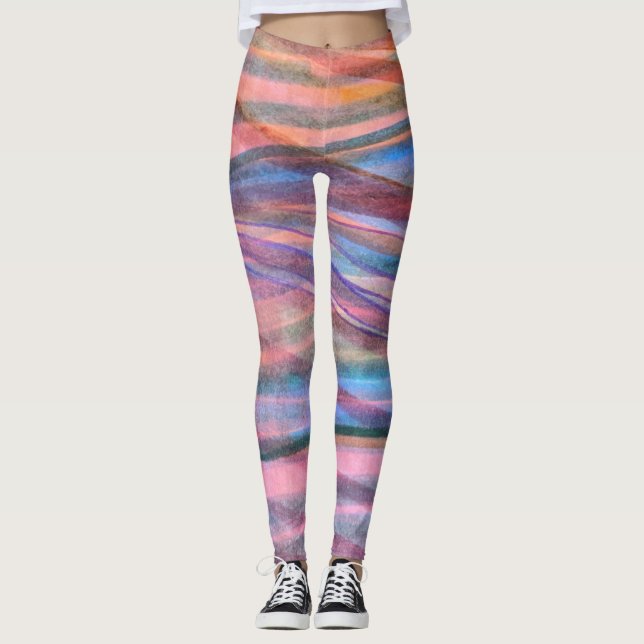 Peachy Keen Colors Leggings (Vorderseite)