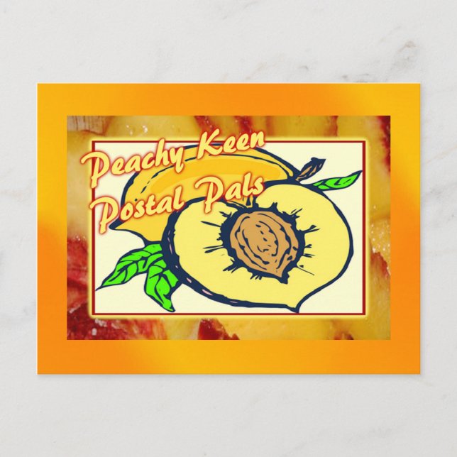 Peachy Keen Postal Pals Postkarte (Vorderseite)
