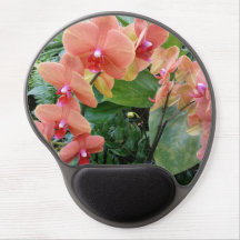 Peachy Orchias auf einer Gel-Maus-Pad