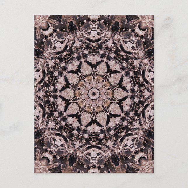 Peachy Pattern Postkarte (Vorderseite)