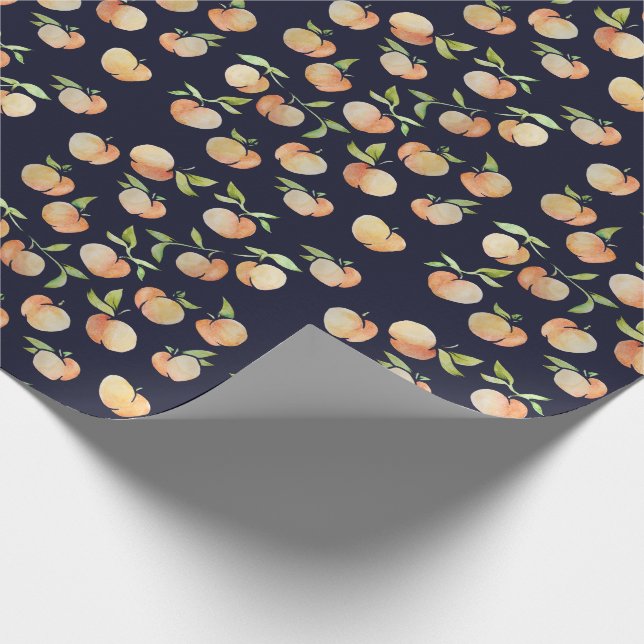 Peachy Peaches Geschenkpapier (Ecke)