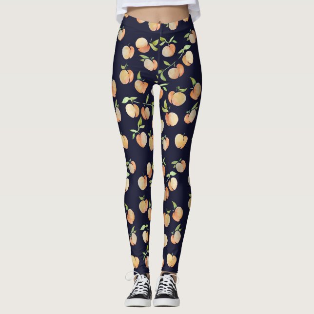 Peachy Peaches Leggings (Vorderseite)