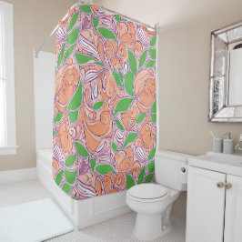 Peachy Petal Douche rideau