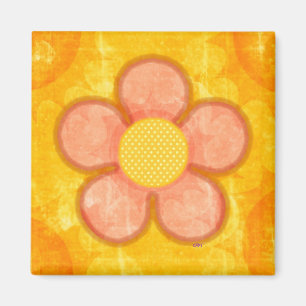 Peachy Petals Magnet