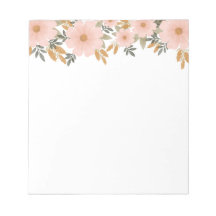 Peachy Pink Fall Floral