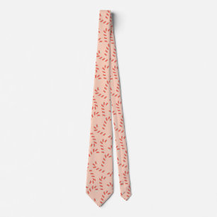Peachy Pink Weihnachts Candy Canes Krawatte