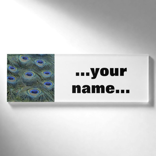 Peacock 20160301 namenschild (Vorderseite)