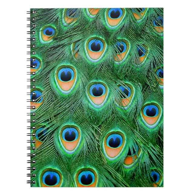 Peacock#2-Notebook Notizblock (Vorderseite)