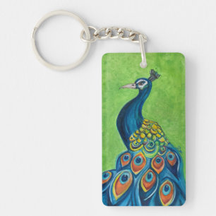 Peacock-Acrylic-Schlüsselanhänger Schlüsselanhänger