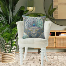 Peacock Art Deco Jugendstil Schieferblume