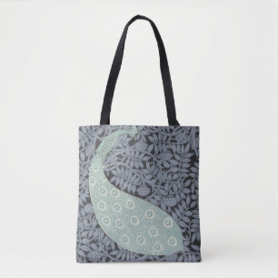 Peacock Art Nouveau Bird Classic Tasche
