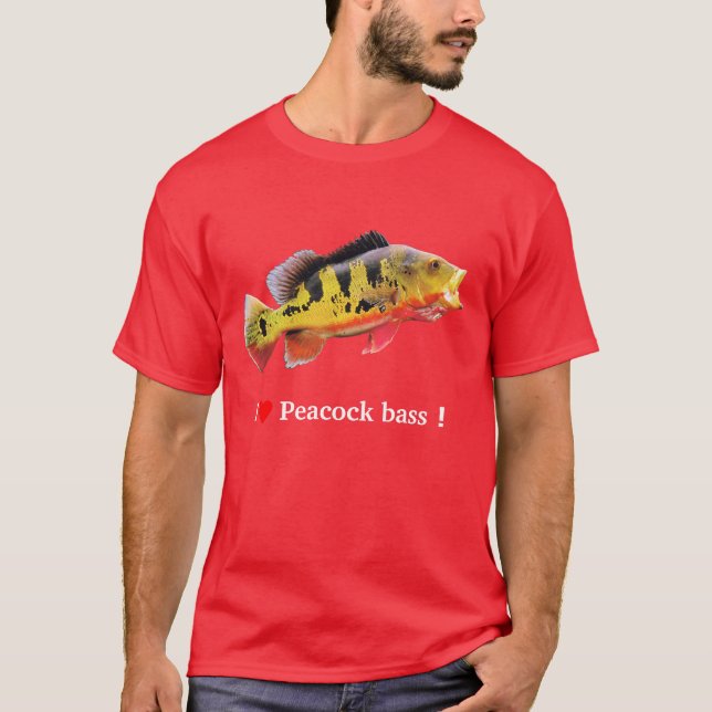 Peacock bass , Eye-spot cichlid T-Shirt (Vorderseite)