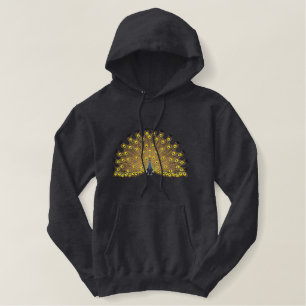 Peacock Bestickter Hoodie