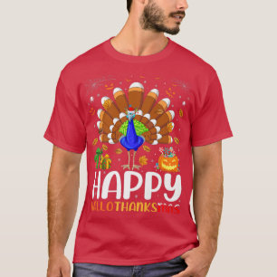 Peacock Bird Lover Halloween Weihnachtsfest Hallo T-Shirt