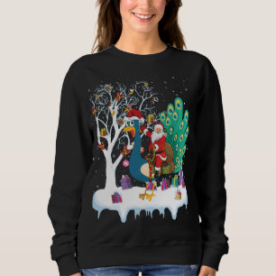 Peacock Bird Lover Weihnachten Sweatshirt