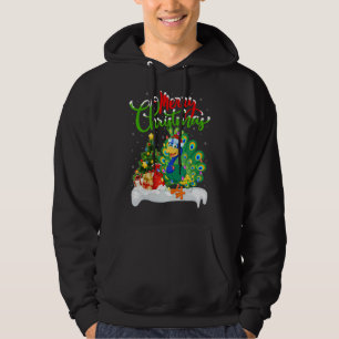Peacock Bird Weihnachtsfeiern Hoodie