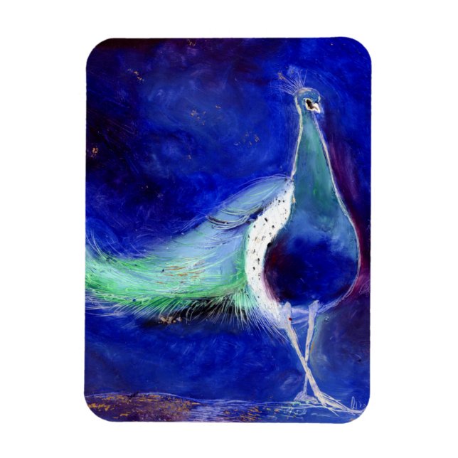 Peacock Blue 2013 Magnet (Vertikal)
