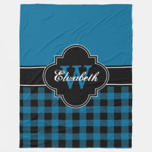 Peacock Blue Bk Buffalo Kariert Lumberjack CB 1IQI Fleecedecke