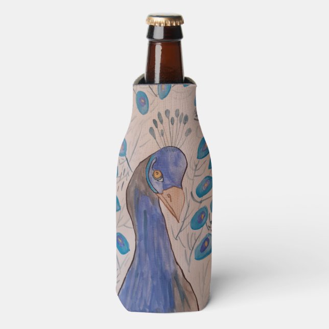 Peacock Blue Flaschenkühler (Flaschenvorderseite)