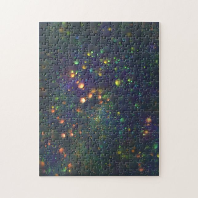 Peacock Blue Green Galactic Glitzer (Vertikal)