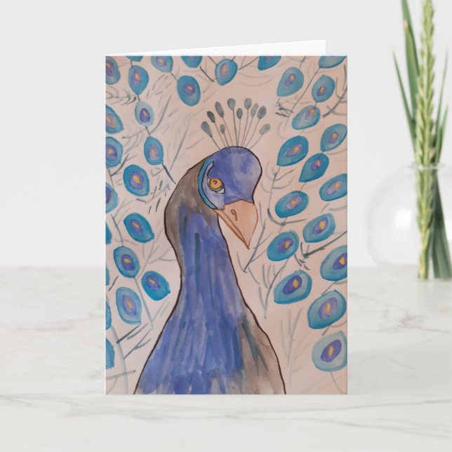 Peacock Blue Karte (Vorderseite)
