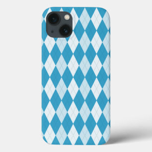Peacock Blue Raute Kleine Diamantform Case-Mate iPhone Hülle