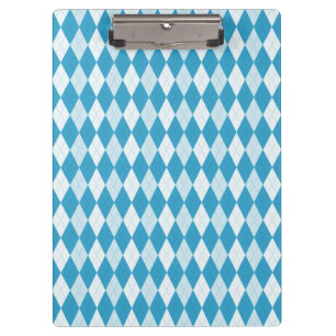 Peacock Blue Raute Kleine Diamantform Klemmbrett